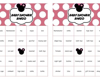 Minnie Mouse Shower Etsy