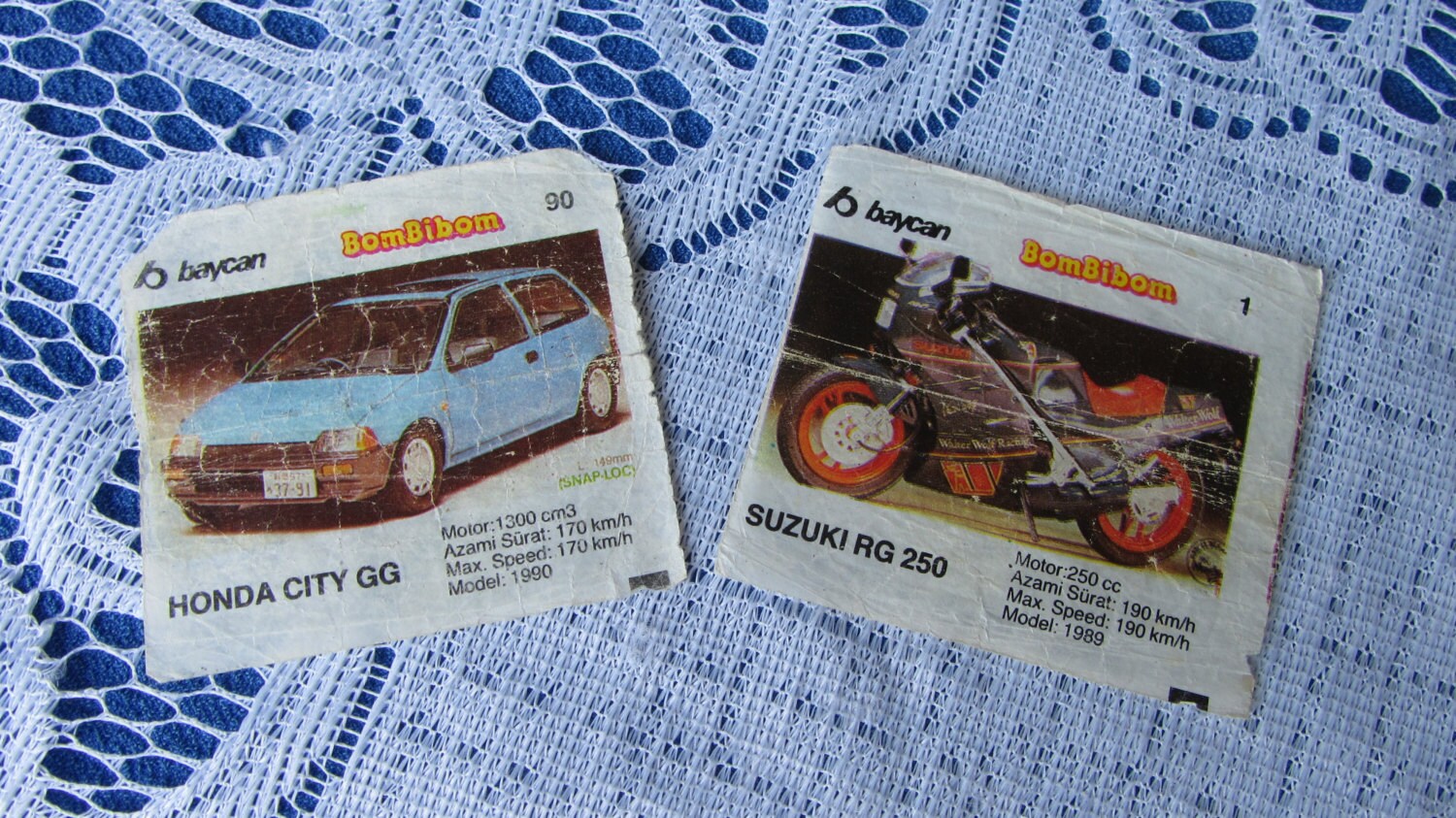 BomBimBom old wrapperscollection, Almost all "bycan" collection, Vintage Gum Wra