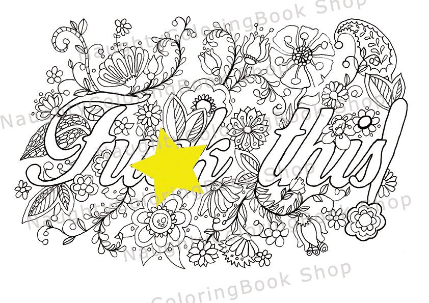 Adult coloring page