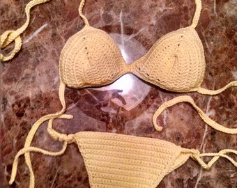 Crochet Bikini Coral By Miamibeachcrochets On Etsy