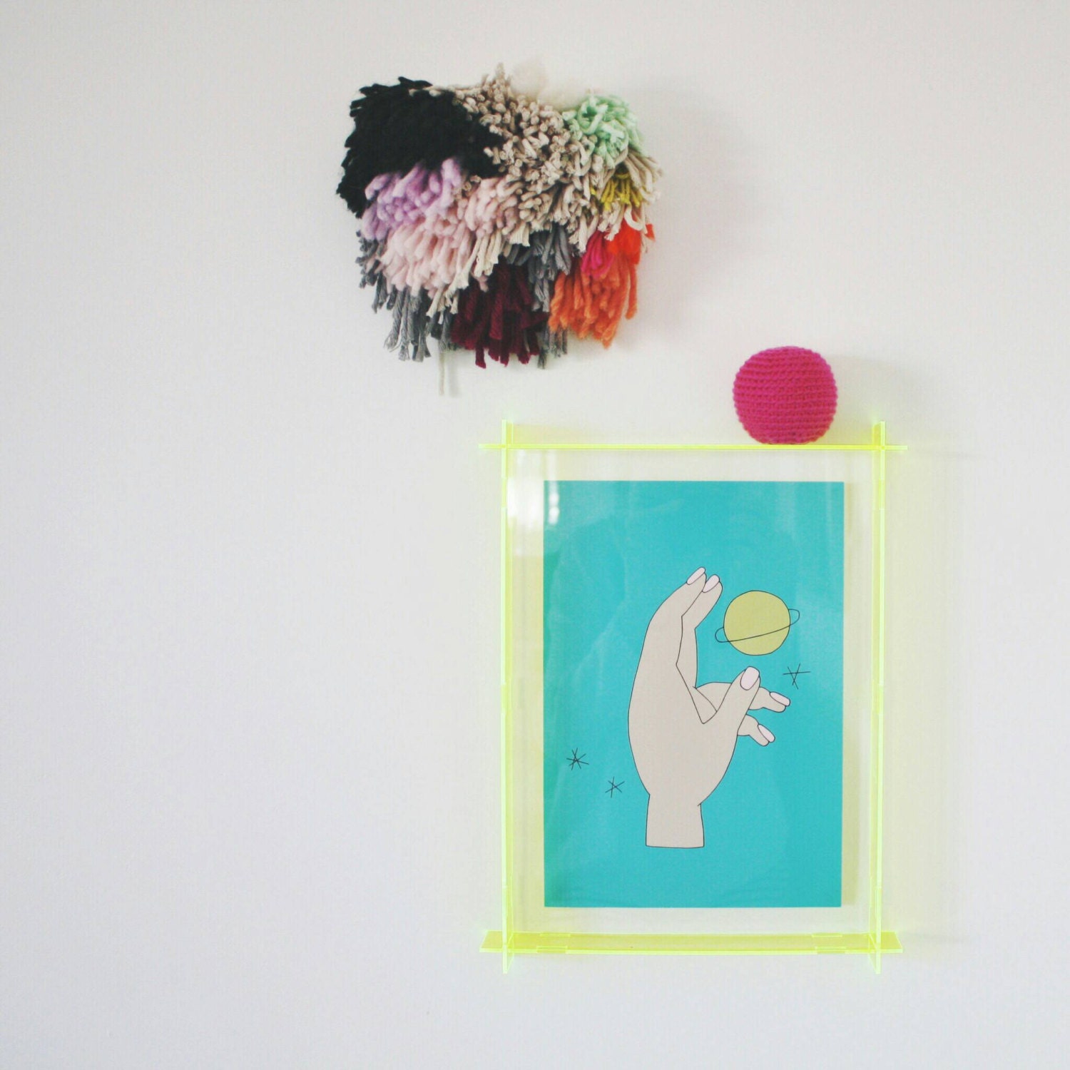 Neon Perspex Box Frame