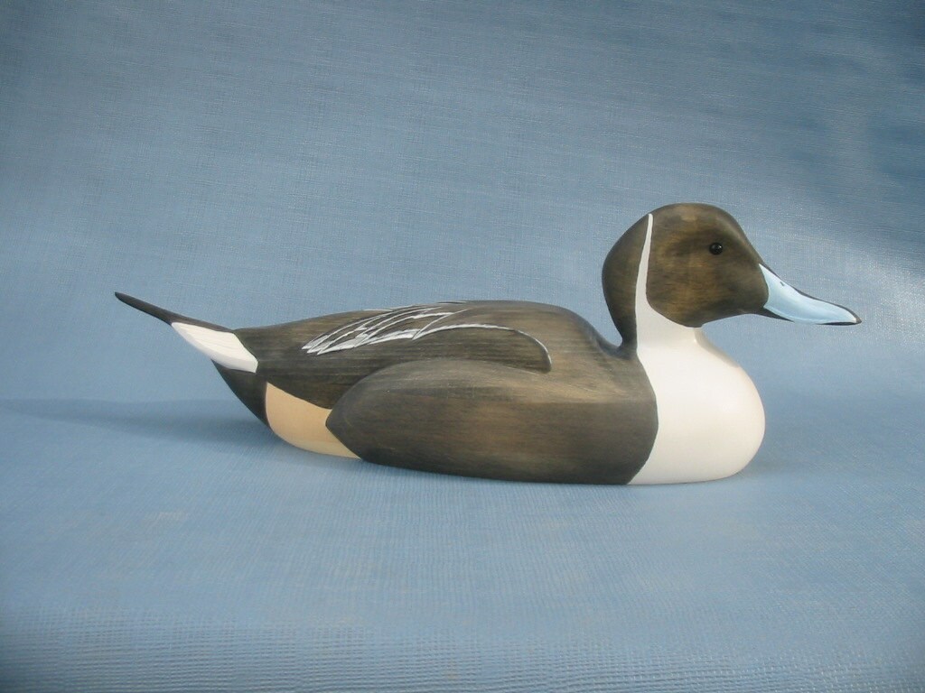 Pintail Drake Decorative Duck Decoy Hand Carved