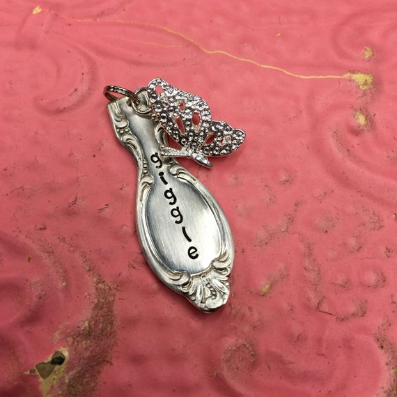 Stamped Vintage Upcycled Spoon Fork Jewelry By Juliesjunquetique