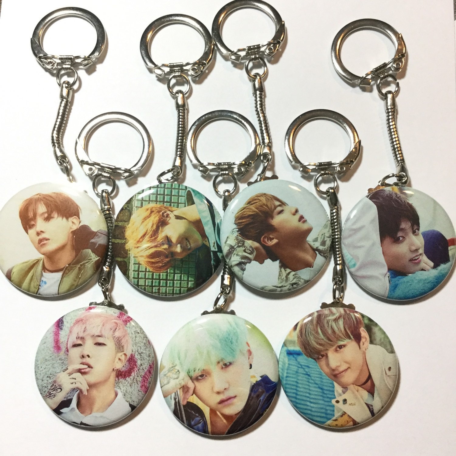 Bts Group Set Keychain J Hope Jimin Jin Jungkook Rap Monster