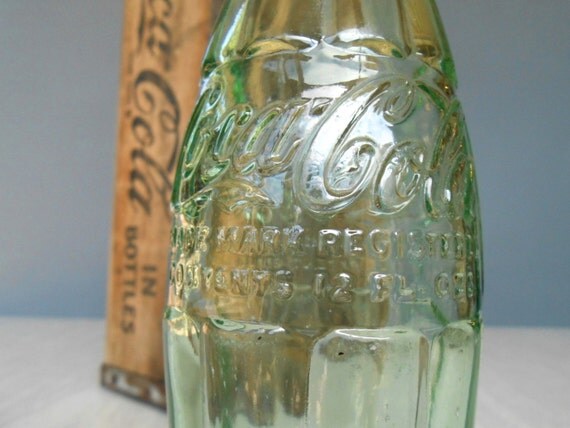 1962 Embossed Coca Cola Bottle Georgia Green 12 Oz Hobbleskirt