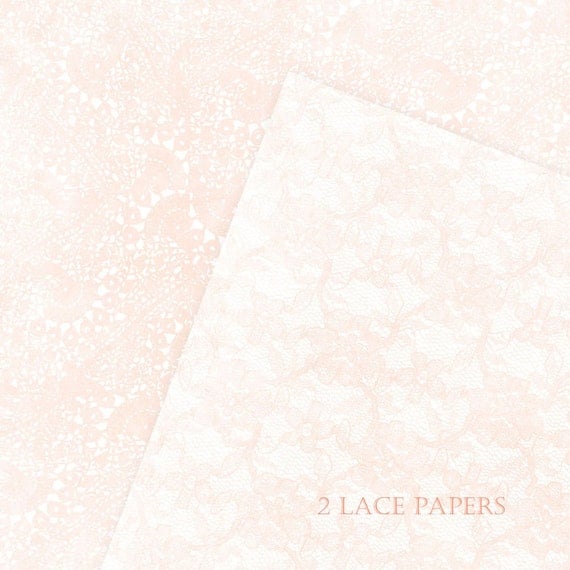 Lace Digital Paper Blush Digital Paper Blush Lace Digital