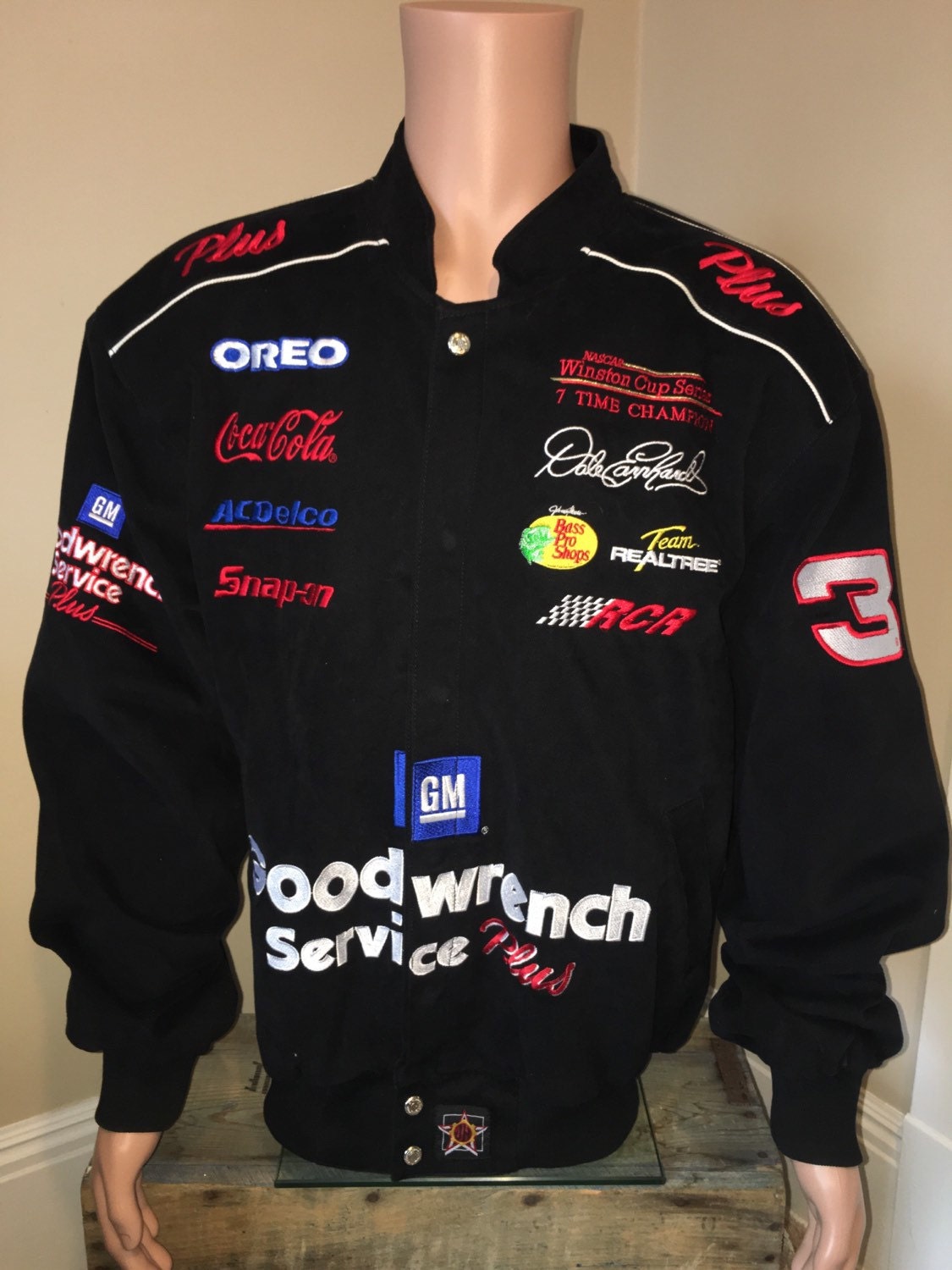 Vintage Dale Earnhardt Nascar Racing Jacket Gm By Vintageevrything