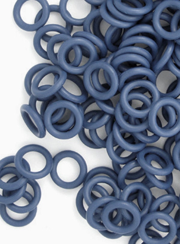 Rubber Rings Blue 8mm 1076