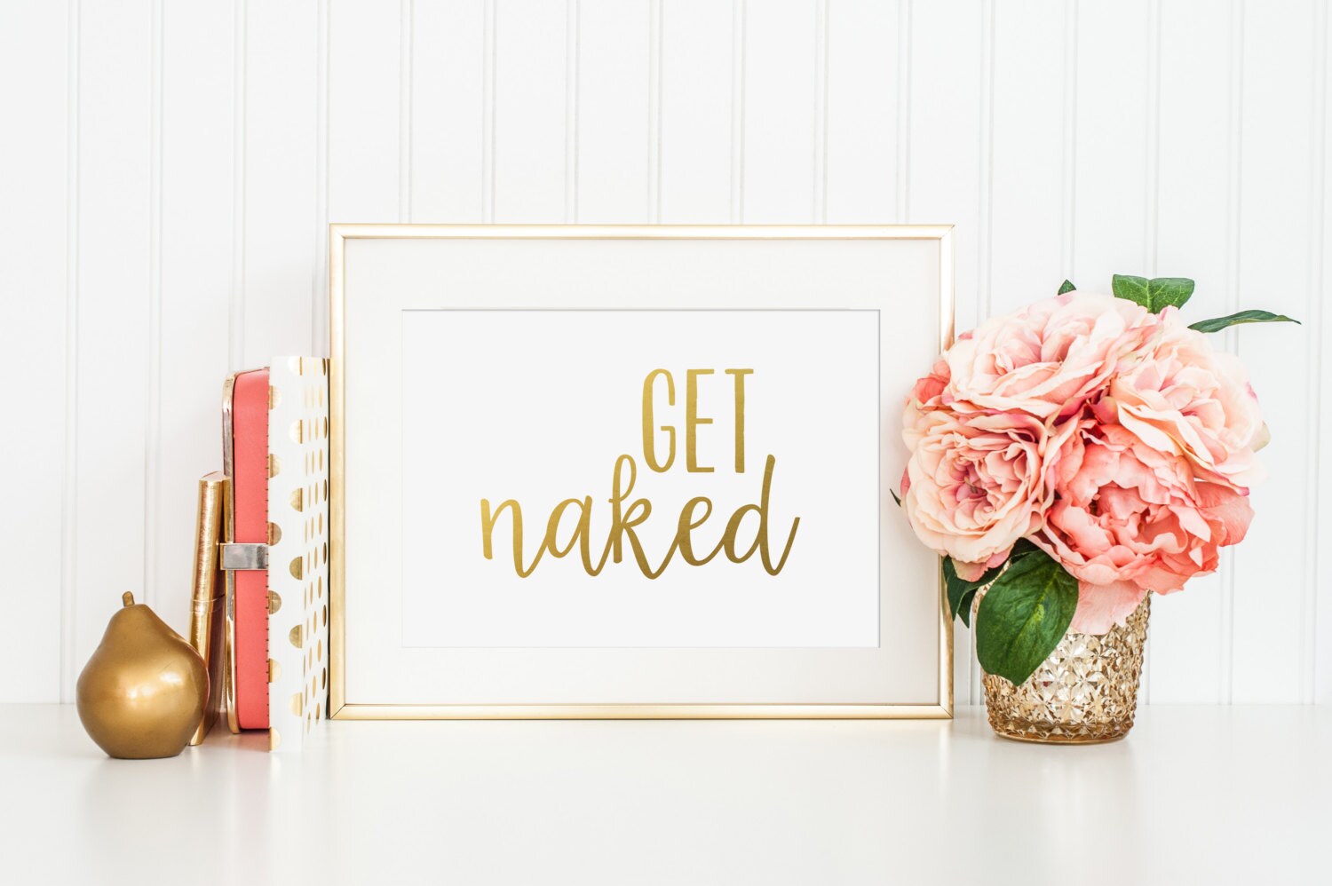 Get Naked Quote Etsy