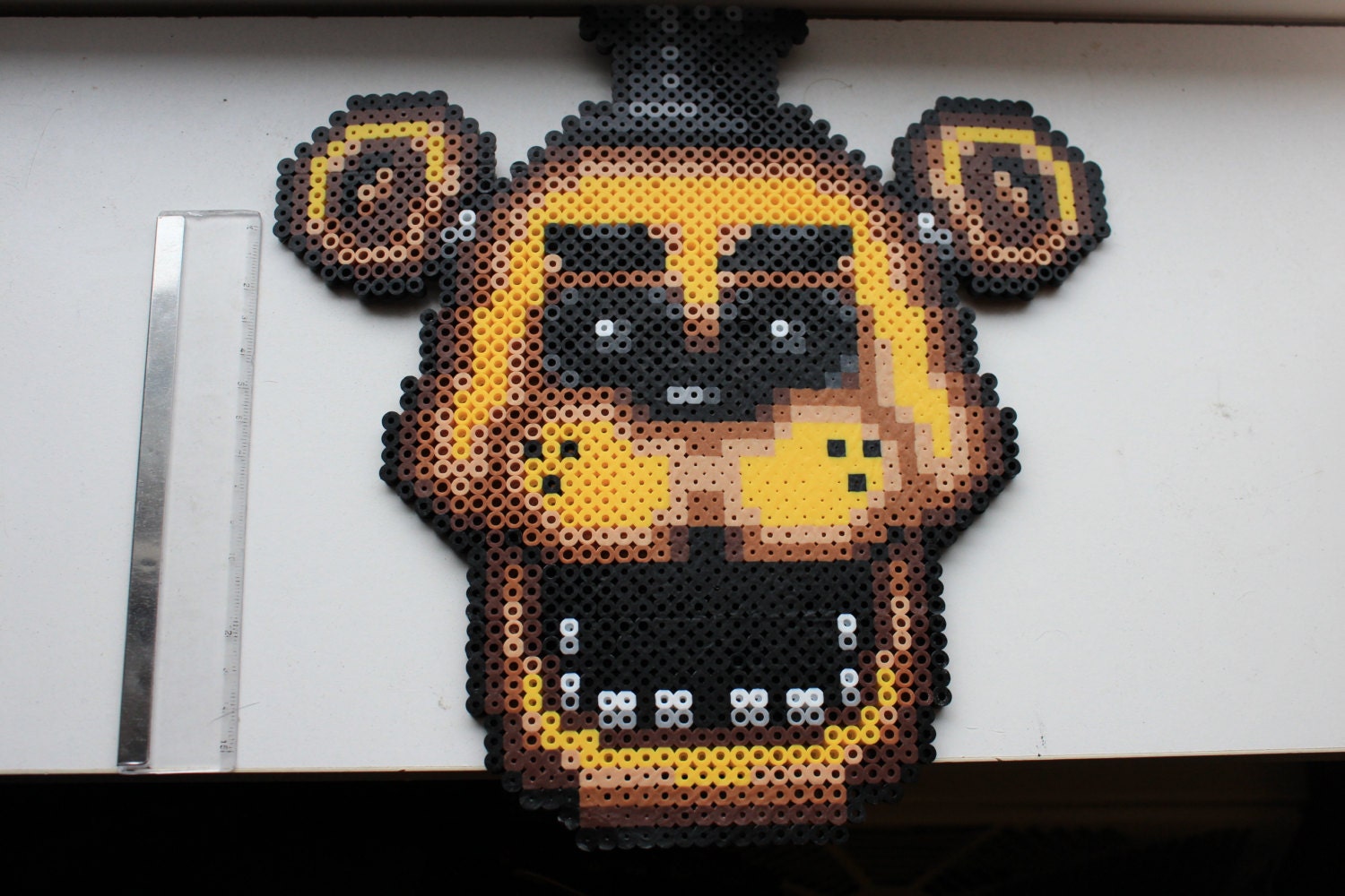 Freddy Fazbear By Murchman Creations Fnaf Perler Beads Perler Beads