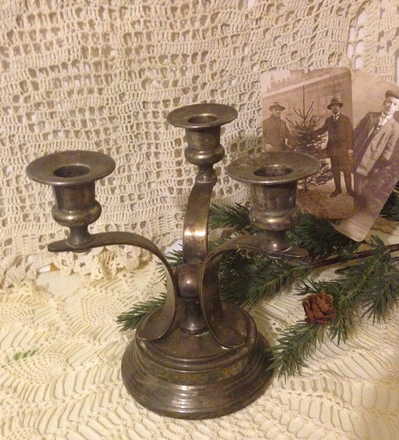 Vintage Silver Candelabra Silver Candle Holder Taunton