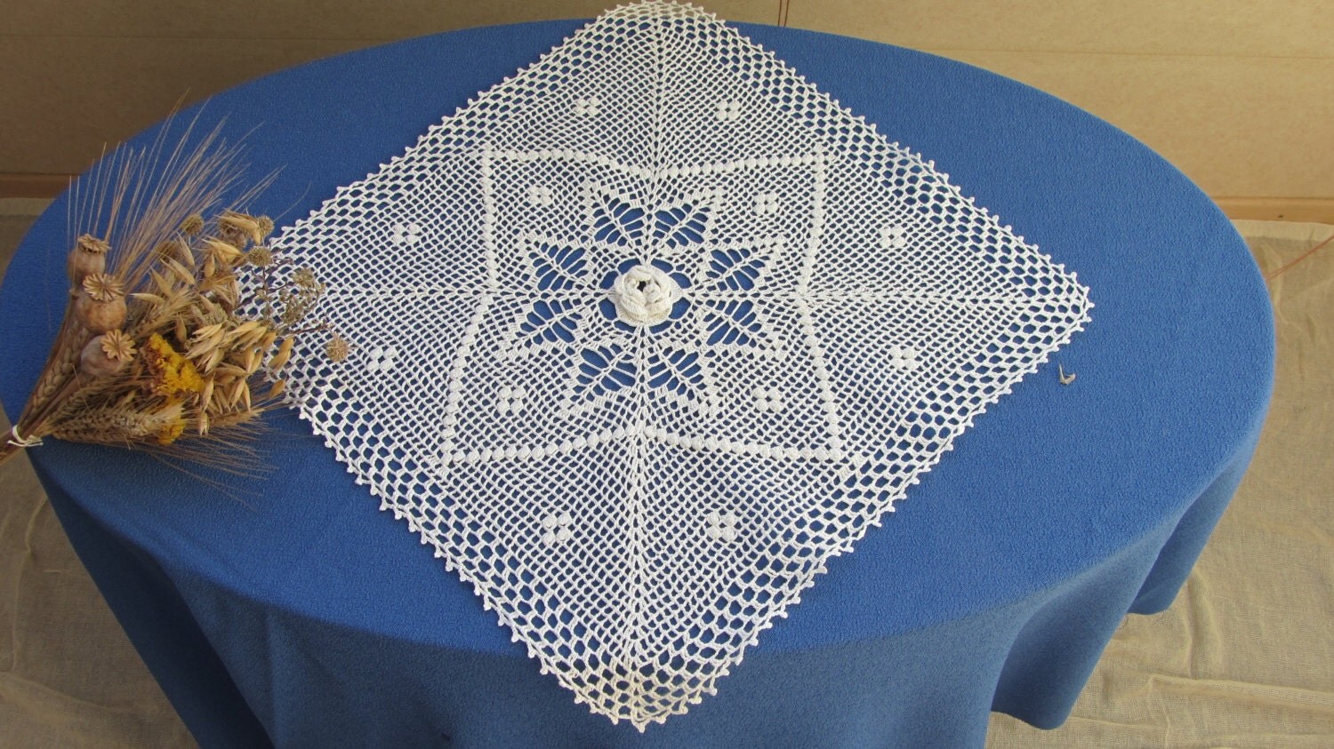 Crochet cotton lace, Crochet lace napkin, Cotton lace napkin, Cotton lace doilie