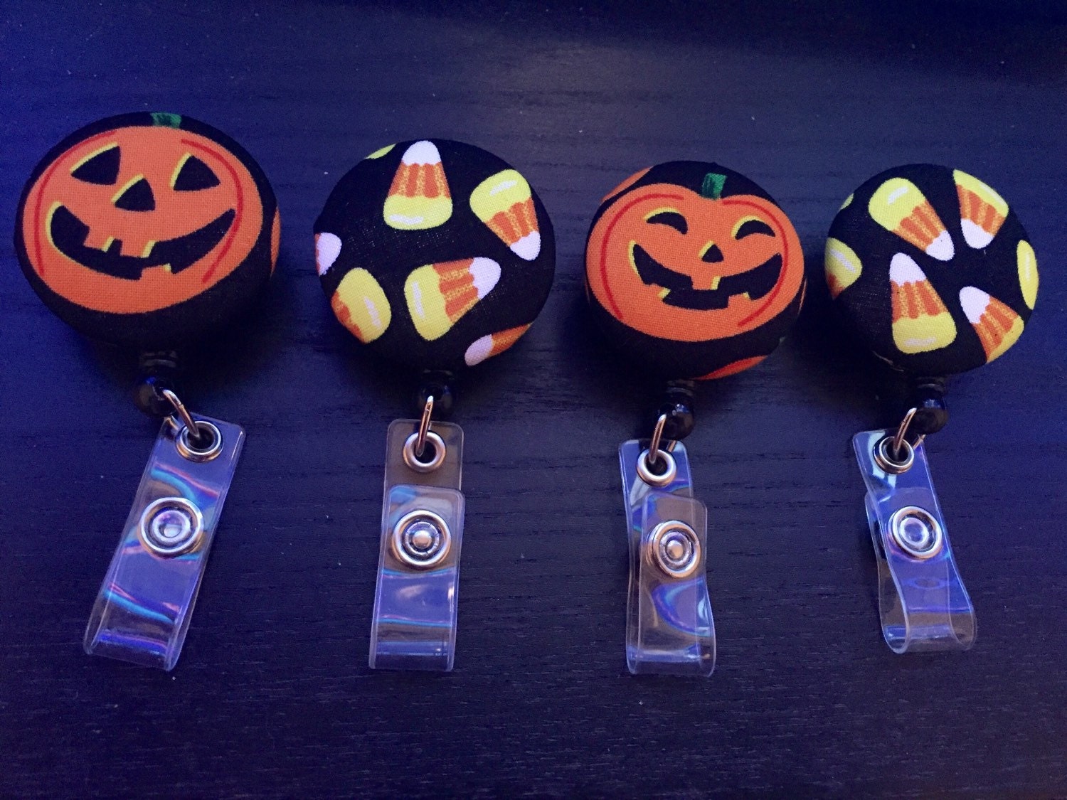 Halloween Reel Id Badge Holder By CassiopeiAccessories On Etsy