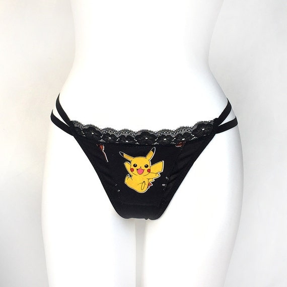 Pokemon Lingerie Pikachu Bikini Thong Pokemon Pikachu Sexy