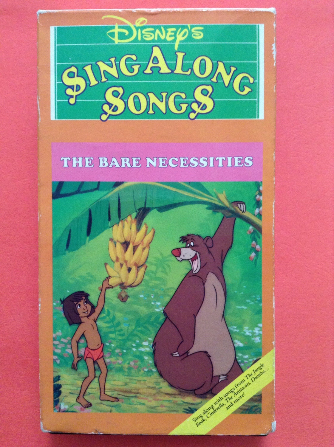 The Bare Necessities Disney S Sing Along Songs VHS From