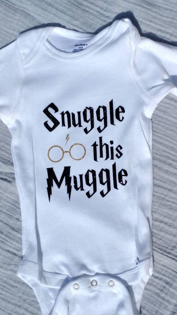 Snuggle This Muggle Onesie Unisex Harry Potter Onesie Baby