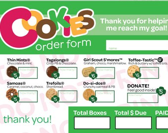 printable girl scout cookie order form 2017 calendar june printable girl scout cookie order form 2016