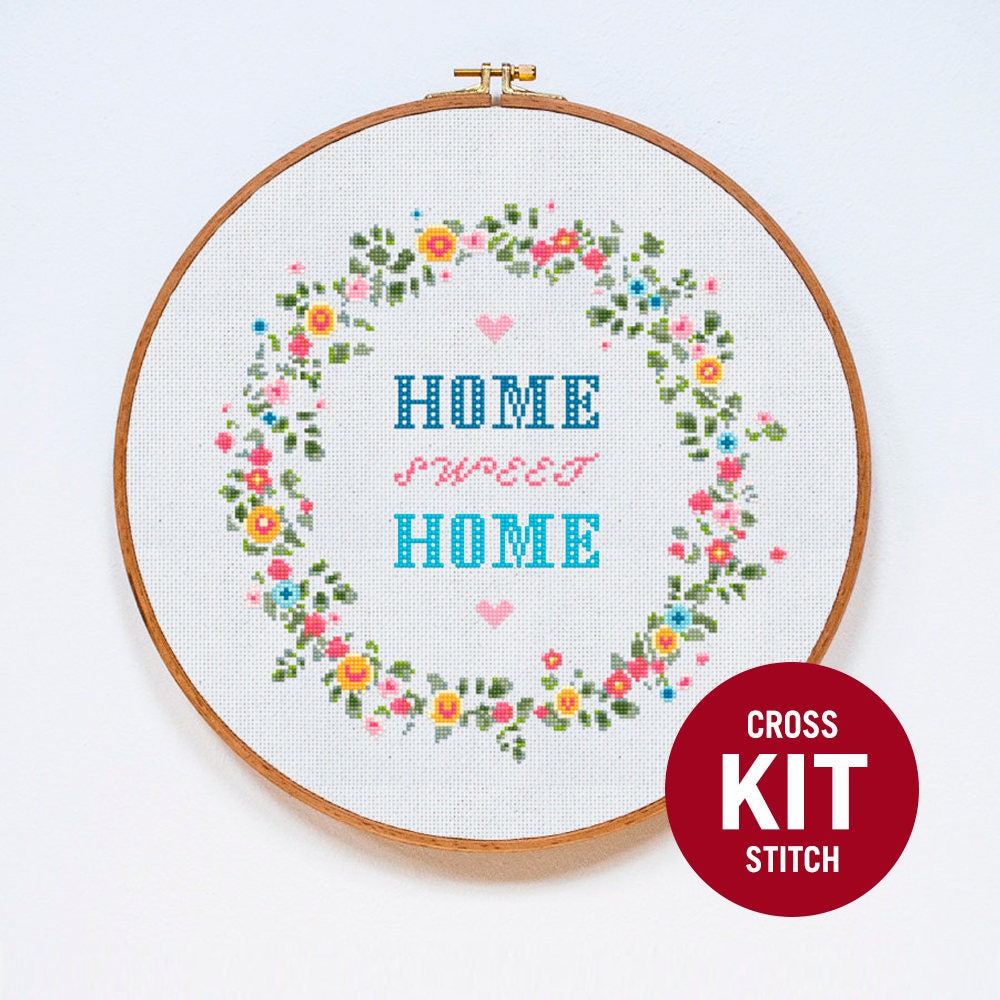 Home вышивка крестом 7
