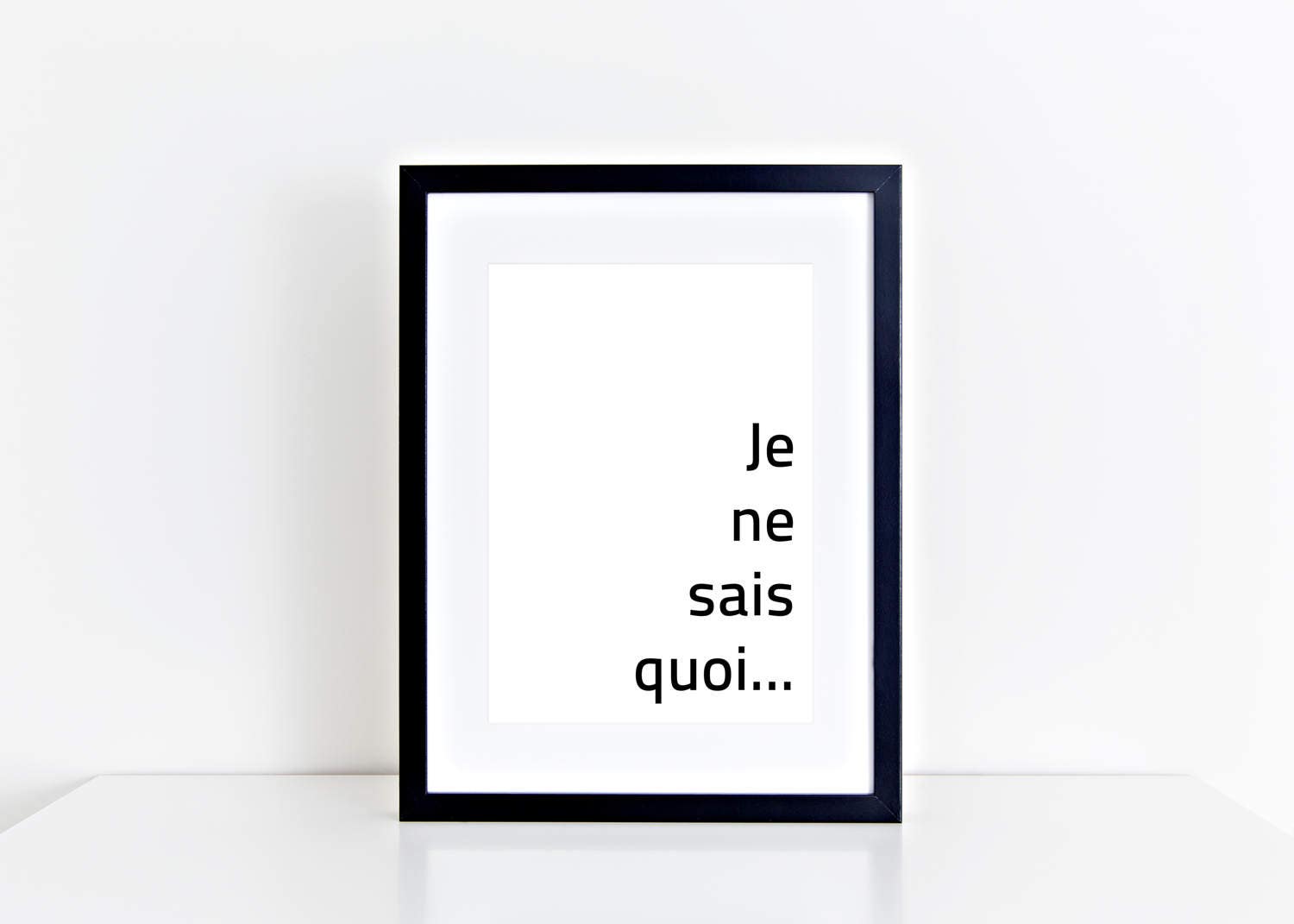 She Has That Certain Je Ne Sais Quoi Art Print Orchid