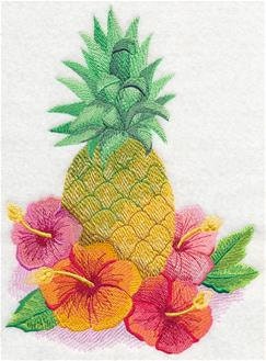 Pineapple Embroidery Etsy