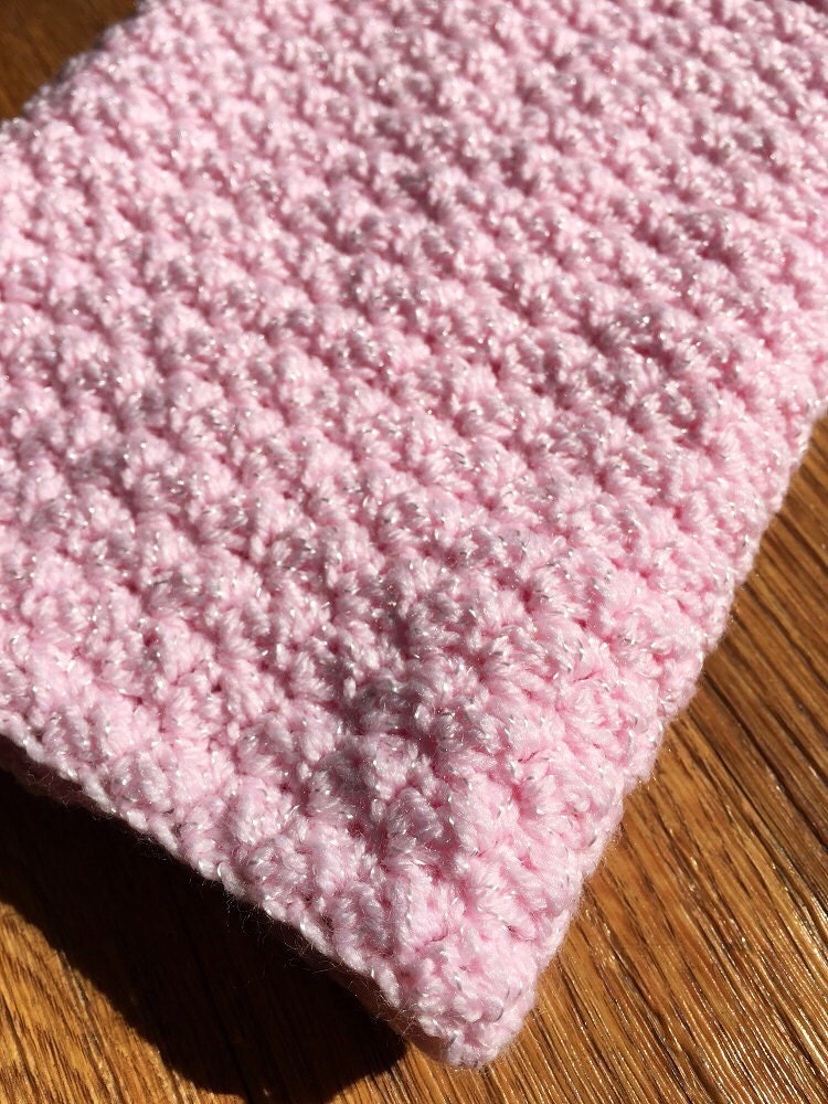 Crochet Gentle Puff Stitch Baby Blanket Pattern