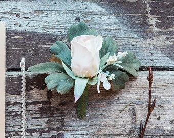 Boho Fall Wedding Groom S Boutonniere Preserved Eucalyptus