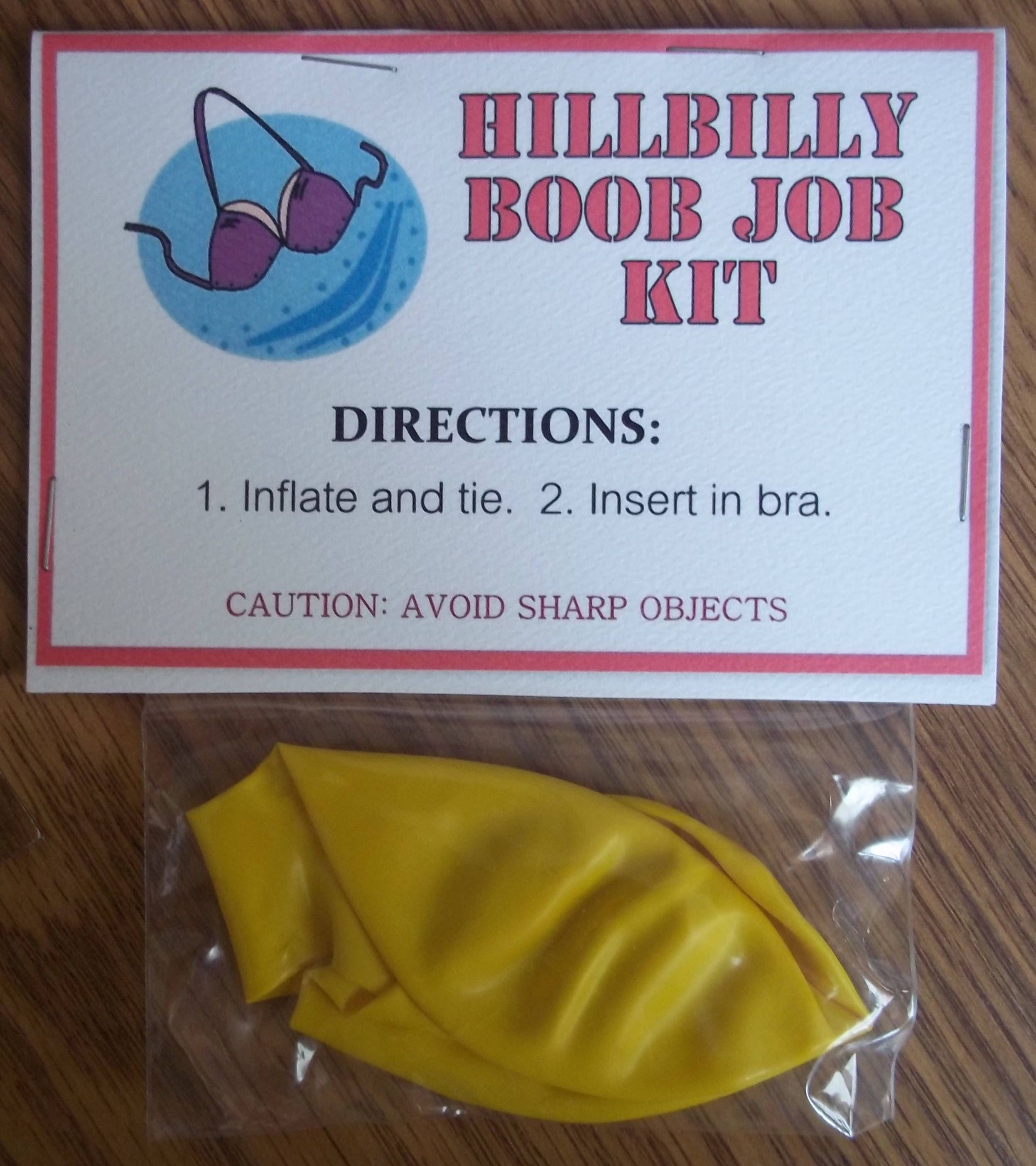 Quick Easy Boob Job KitHillbilly Boob Job Gag GiftFunny