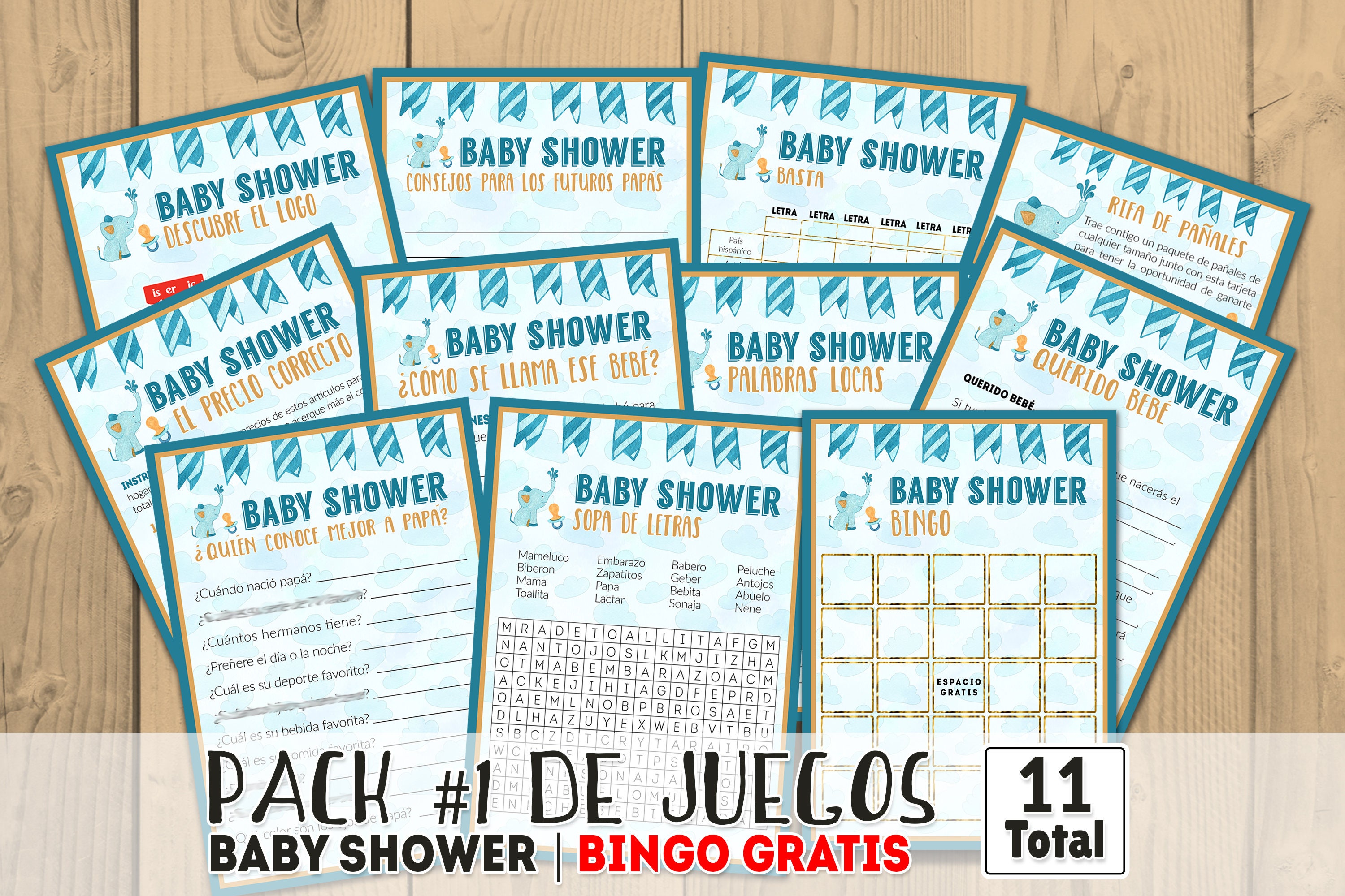 Baby Shower Games In Spanish Printables Games Printable Baby