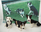 Custom needle felted sculpture of your pet by a Scottish artist.