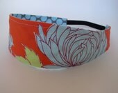 Handmade Reversible Headband - Sunset Glow