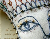 Textile art - Embroidered - Indra - Door Guardian