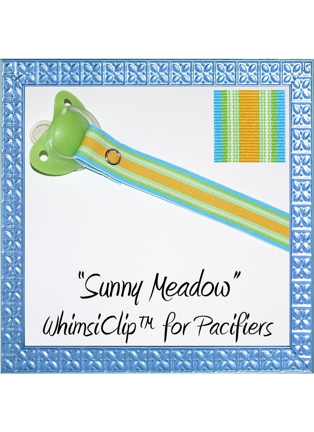 SUNNY MEADOW WhimsiClip for Pacifiers