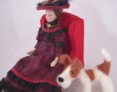 Tony the needle felted wire haired terrier
