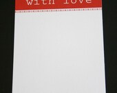 With Love Flat Card