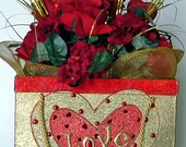 Floral Arrangement in a Tote