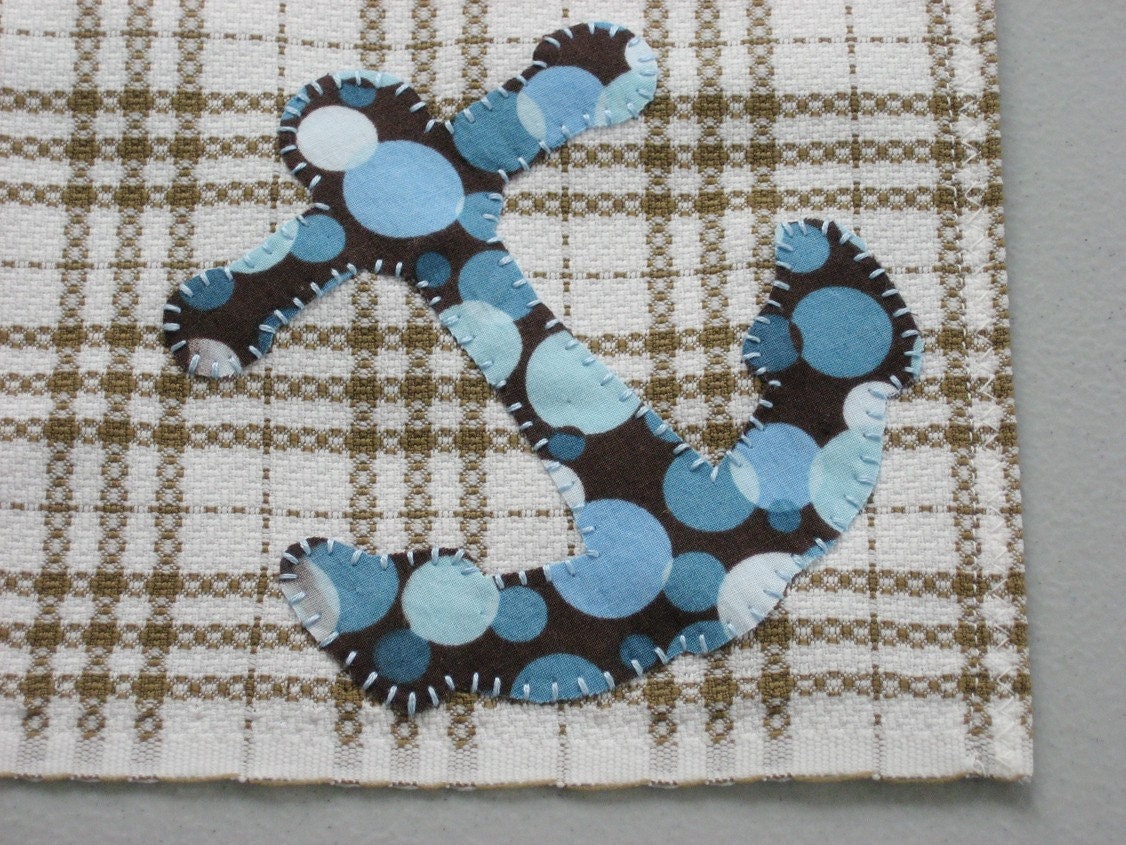 Super Cute Anchor Towel / Napkin / Placemat