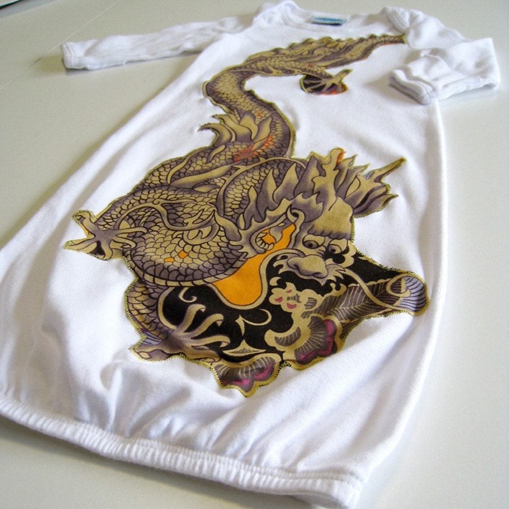 Year of the Dragon infant sleeping gown