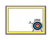 Archery - Arrow Target Set of 10 Note Cards