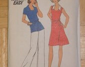 1970s Vintage A-Line Dress Pattern - Butterick 3715