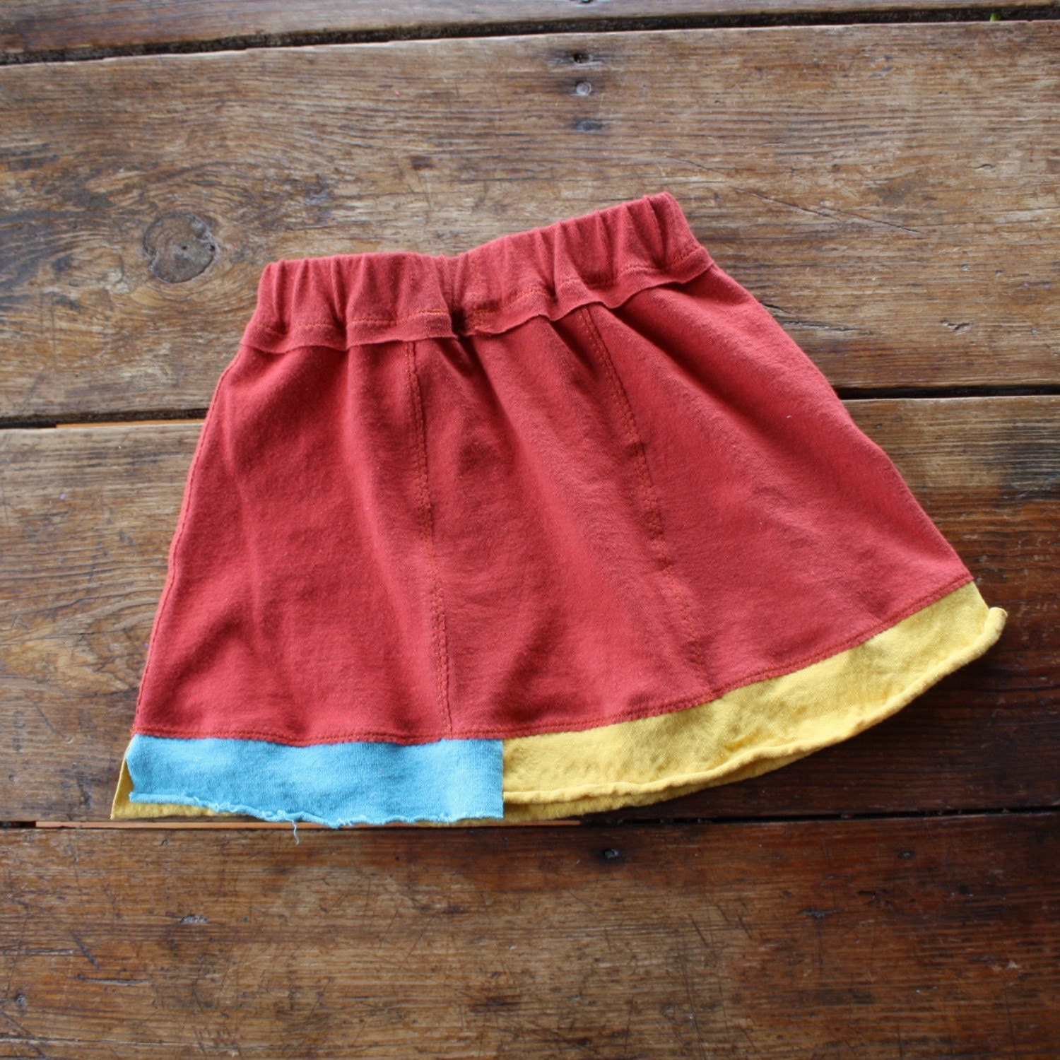 Organic Spinny Skirt--red wagon