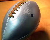 LEATHER HEAD Handsome American Football.  Silver Shadow.