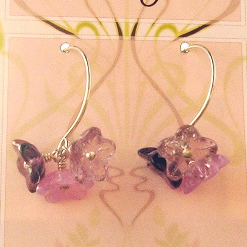 Flower trio- purples