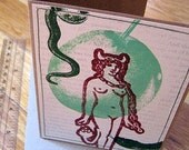 Love and Temptation Screened Note Card