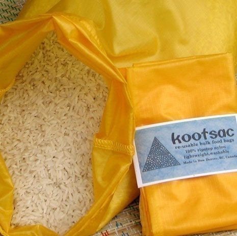 Reusable Bulk Food / Produce bag - large yellow