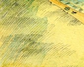 Original ACEO Painting -- Beach Landscape