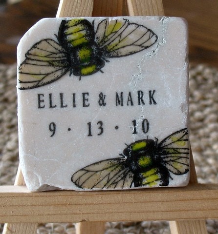 Bee Save the Date Magnets, Wedding Favors, Set of 70