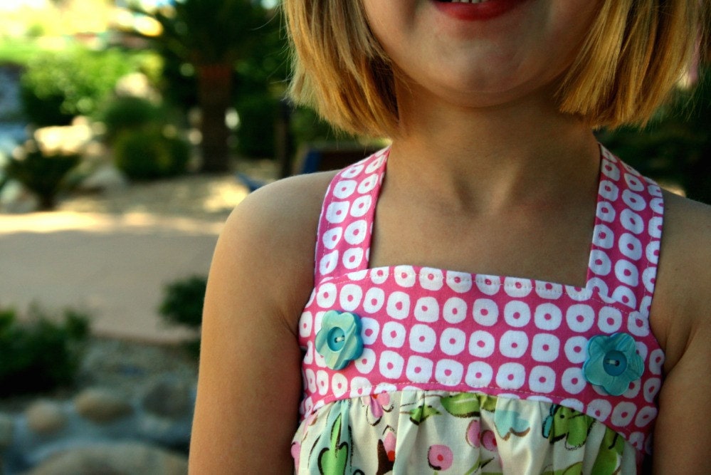Sweetie Pie Design - Maison Sundress - Girls Size 5/6 - Ready to Ship