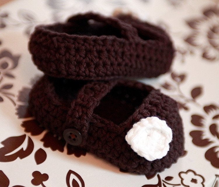 Baby Mary Janes-sz 4.5 (9-12months)