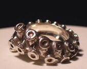 Size 7 1/4 - 9 1/2 Tentacle Ring FATHERS DAY SALE