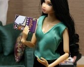 Prague travel guide miniature book for Momoko Blythe Fashion Royalty playscale 1/6 scale